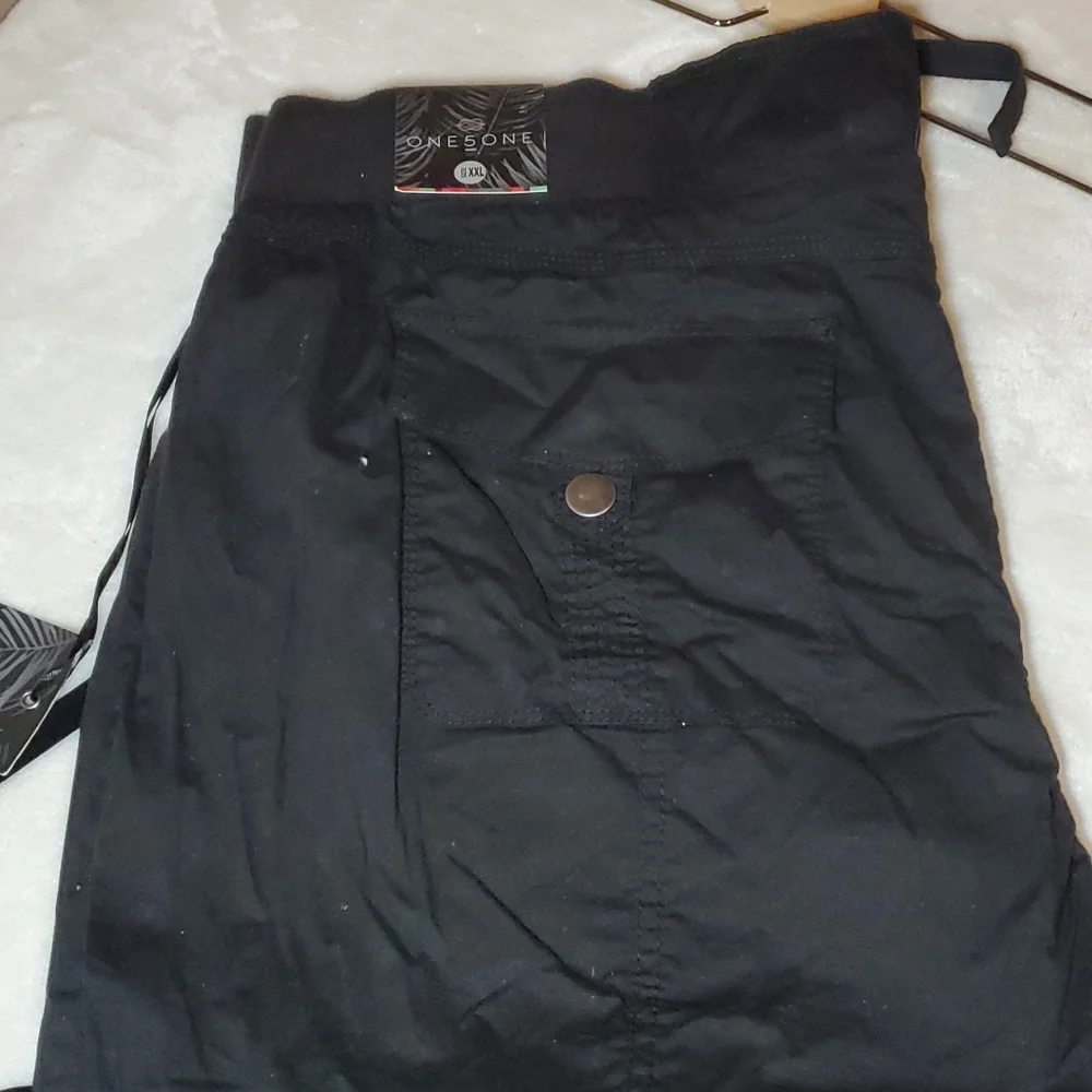 One 5 One Mid Rise Cargo Cropped  Pants - Picture 6 of 6